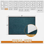 Mibao Front Door Mat Indoor Entrance, Dirt Trapper Welcome Mat - Image 2