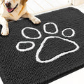 OLANLY Dog Door Mat for Muddy Paws 34x21, Paw Print Design, Absorbs Moisture by OLANLY