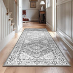 Lessymo 2 x 6 Runner Rug for Hallway, Machine Washable Entryway Rugs Boho Faux - Image 3