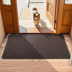 Mibao Front Door Mat Indoor Outdoor Entrance, Dirt Trapping Waterproof - Image 2