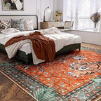 Moynesa Tiger Washable Area Rug, 9x12 Living Room Rug, Vintage Non Slip Large - Image 8
