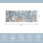 2x5 Washable Kitchen Rug Runner – Non-Slip Abstract Modern Neutral Small Rug - Image 2