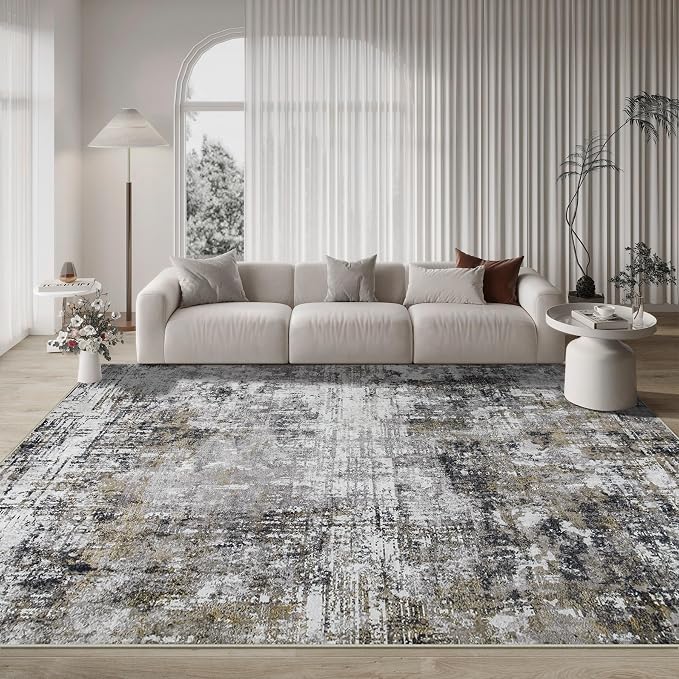 9x12 Area Rugs for Living Room Rug Washable: Modern Large Rug for Dining Room - Image 9