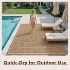 MontVoo-Outdoor Rug-Patio Rug 5x7 ft Polypropylene Indoor Outdoor Rugs Outdoor - Image 7
