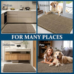 OLANLY Dog Door Mat for Muddy Paws 59x35, Absorbs Moisture and Dirt, Absorbent - Image 8