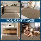 OLANLY Dog Door Mat for Muddy Paws 47x24, Absorbs Moisture and Dirt, Absorbent - Image 8