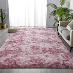 Deerhoo Large Shag Area Rugs 5 x 8, Tie-Dyed Plush Fuzzy Rugs - Image 2