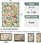 DUKINO 6x9 Area Rug, Floral Rugs - Image 2