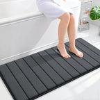 OLANLY Memory Foam Long Bathroom Rugs Runner 47x24, Super Soft Absorbent Bath by OLANLY
