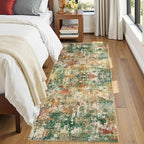 RELEANY Washable Area Rugs 2'x8' Non-Slip Modern Abstract Soft - Image 4