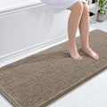 OLANLY Bathroom Runner Rugs 59x24, Soft Absorbent Chenille Bath Rugs, Rubber by OLANLY