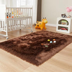 EasyJoy Ultra Soft Fluffy Shaggy Area Rug Faux Fur Rug Chair Cover Seat Pad - Image 6