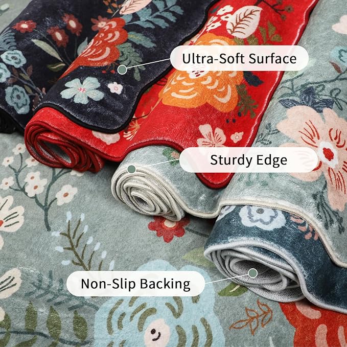 3x6 Runners for Hallways Non Slip, Cute Runner Rug for Room Decoration - Image 4