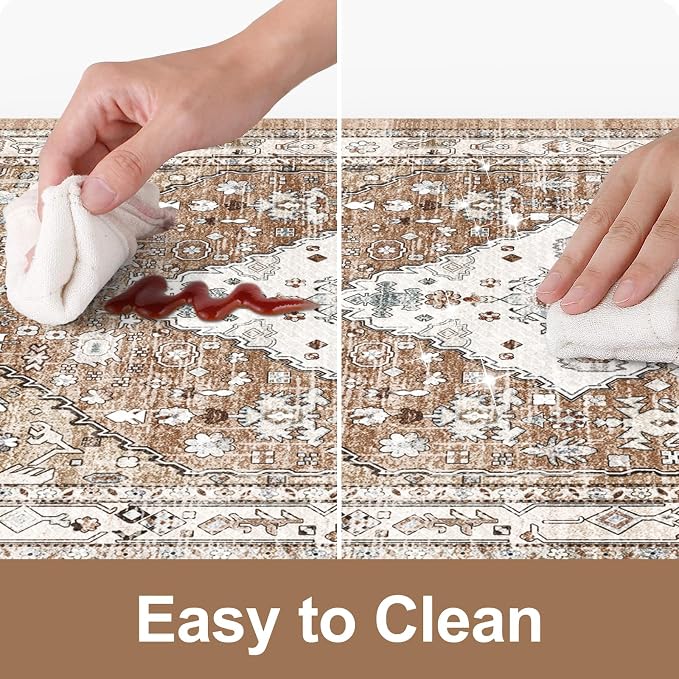 Collive Boho Kitchen Mats for Floor 2 Piece, Cushioned Anti Fatigue Mat Comfort - Image 6