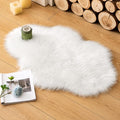 MIULEE Fluffy Rug Soft Shaggy Faux Fur Area Rug Luxury Plush Cloud Shape Carpet by MIULEE