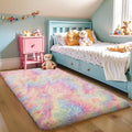 KICHOWUA Thick Area Rug Unicorn Fluffy Shag 3x5 by KICHOWUA
