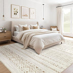 cotiled 10x12 Area Rugs Living Room Rug: Washable Boho Rugs - Image 3