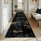 RELEANY Washable Area Rugs 3x12 Non-Slip Modern Abstract Soft - Image 2