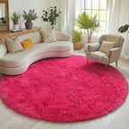 ONASAR Hot Pink Round Area Rugs 4ft - Image 5