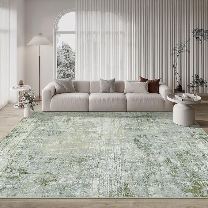 9x12 Area Rugs for Living Room Rug Washable: Modern Large Rug for Dining Room - Image 9