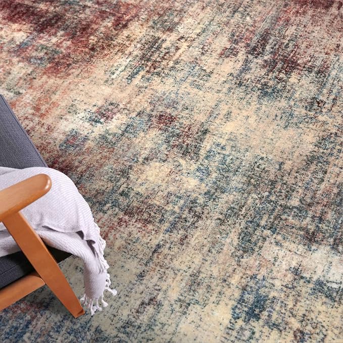 IOHOUZE Abstract Runner Rug 3x7 Ft Washable Runners - Image 7