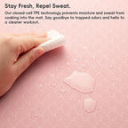 Extra Wide Yoga Mat 72" x 32", 6mm Non Slip TPE Exercise Mat - Image 7