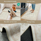 Kitchen Rug Sets 3 Piece, Washable Non-Slip Farmhouse Kitchen Mats - Image 4