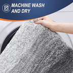 OLANLY Small Bathroom Rugs Mat 24x16, Extra Soft Absorbent Microfiber Bath Rugs - Image 6