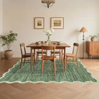 GarveeHome Scalloped Washable Area Rug 6x9 Rug - Image 8