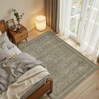 Rugxara 3x5 Rug for Entryway Bedroom, 3x5 Washable Area Rug, Vintage Retro Boho - Image 2