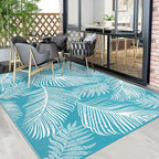 Pauwer Waterproof Outdoor Rug 8x10, Reversible Plastic Straw Patio Camping Rug - Image 7