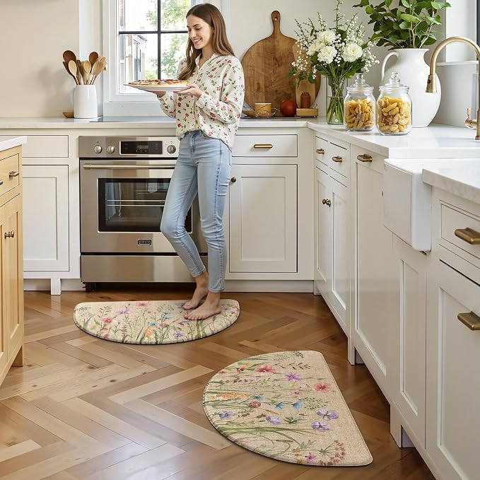 KIMODE Kitchen Mats for Floor Anti Fatigue, Ergonomic Waterproof Standing Mats - Image 9