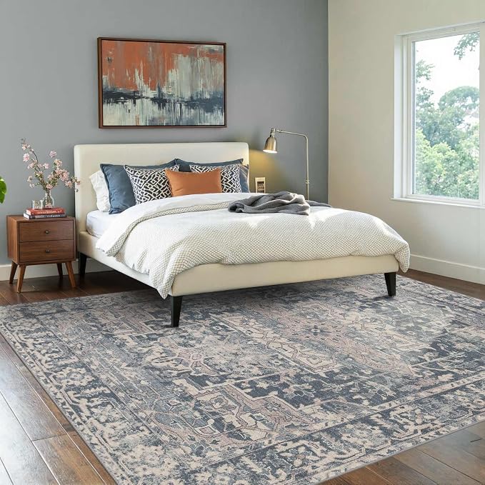 Rugxara 6x9 Area Rugs for Living Room Bedroom, Large Washable Rug, Non Slip & - Image 3