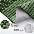 Kitinjoy Indoor Outdoor Door Mat, 59x20 Non-Slip Absorbent Dirt Trapper - Image 3