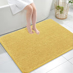 OLANLY Large Bathroom Rugs 40x32, Extra Soft Absorbent Chenille Bath Rugs by OLANLY