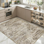 4x6 Area Rugs Washable Living Room Rug-No Slip Soft Carpets Modern Abstract - Image 7