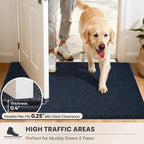 PURRUGS Dirt Trapping Door Mat 34" x 59", Non-Slip Machine Washable Entryway Rug - Image 6