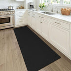 KOZYFLY Black 2x7 Washable Kitchen Runner Rug, Non Slip Runners - Image 2