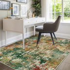 RELEANY Washable Area Rugs 9'x12' Non-Slip Modern Abstract Soft - Image 3
