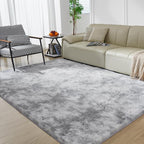 5X8 Ultra Soft Rug for Living Room, 5X8 Fluffy Shag Area Rug for Bedroom - Image 2