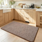 Keeko Soft 2x4 Small Runner Rug Brown, Bedside Rugs - Image 4