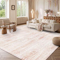 Latte&Fog Large Area Rugs 9x12 for Living Room, Washable Pink Rugs for Girls by LatteFog