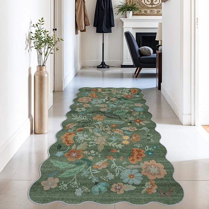Hallway 3x6 Washable Runner Rug by HYHAOYUNLAI