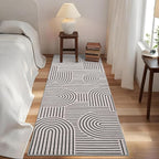 ROYHOME Modern Rug 2x6 Runners for Hallways, Abstract Kitchen Runner Rugs Non - Image 3