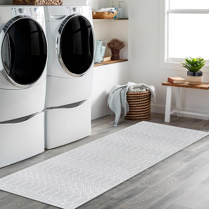 Lahome Moroccan Runner Rugs for Hallway 2x8 Throw Ultra-Thin Kitchen Rugs - Image 9