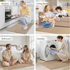Kitchen Rugs and Mats, Non Slip Washable Set of 2 PCS, Absorbent Kitchen Mats - Image 7