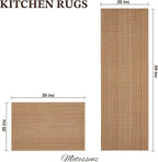 MatEssenz Kitchen Mats for Floor, Machine Washable Mats Boho Style, Absorbent - Image 2