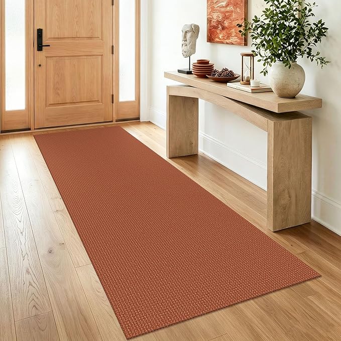 IOHOUZE Washable Runner Rug 3x8 Non Slip Rubber Backed Wide Hallway Runner by iOhouze
