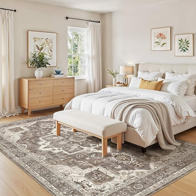 Washable 5x7 Area Rug for Living Room - Image 6