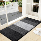 Kitinjoy Indoor Outdoor Door Mat, 44x24 Non-Slip Absorbent Dirt Trapper by Kitinjoy